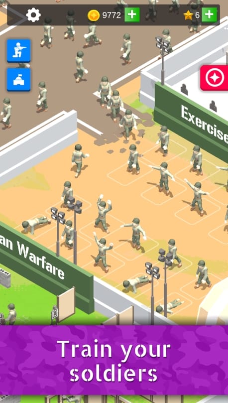 Idle Army Base Mod APK 3.4.0 (Unlock Unlimited Resources)