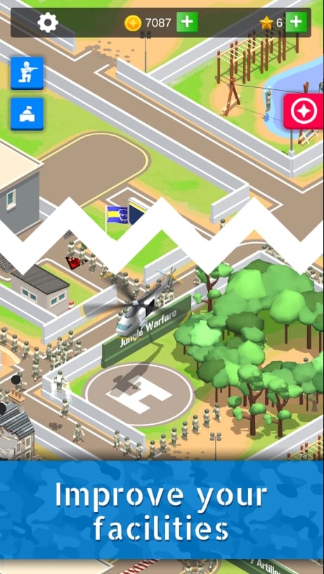 Idle Army Base Mod APK 3.4.0 (Unlock Unlimited Resources)