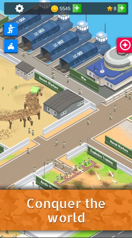 Idle Army Base Mod APK 3.4.0 (Unlock Unlimited Resources)