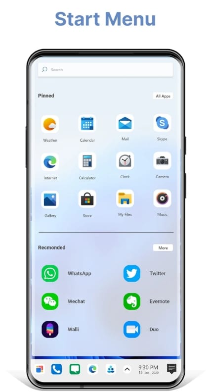Win 12 Launcher Premium Mod APK