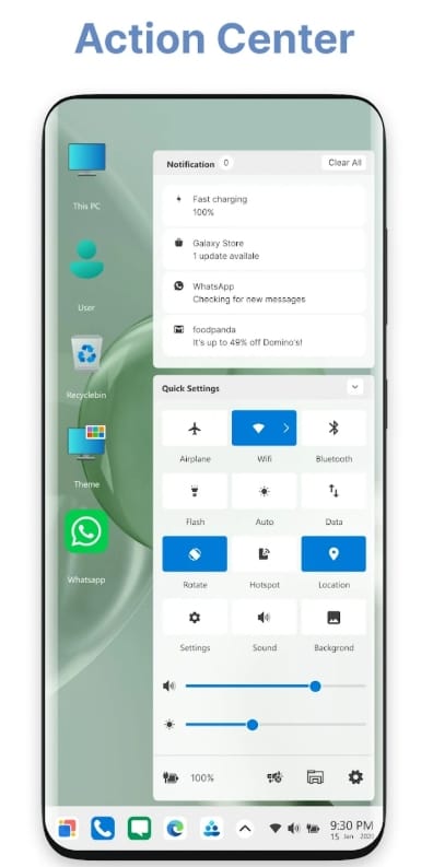 Win 12 Launcher Premium Mod APK