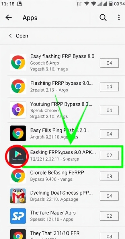 Easy Flashing Frp Bypass