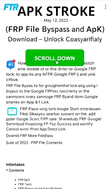 Easy Flashing Frp Bypass