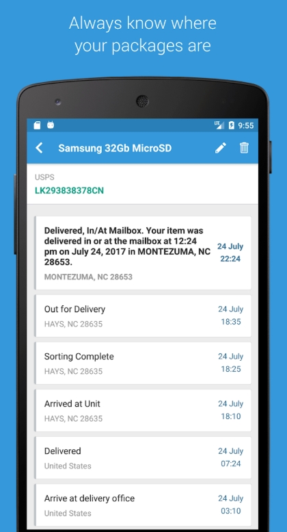 Parcelsapp Mod APK